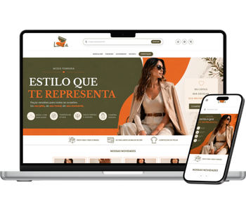 Site institucional para loja e confecção de roupas
